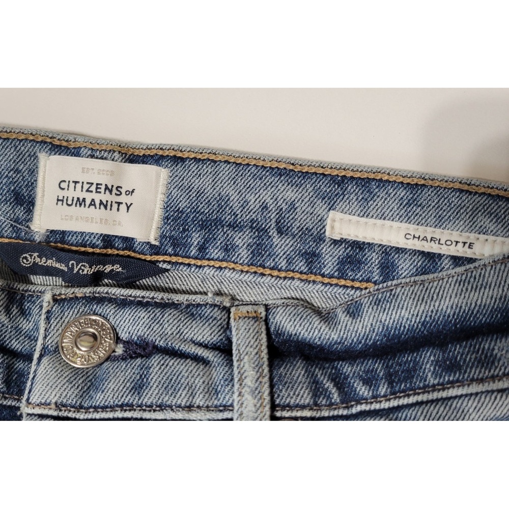 Citizens of Humanity Charlotte High Rise Straight Leg Jeans - Picture 3 of 9